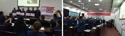 領導為TPM-6S管理樣板區授牌 領導為TPM-6S管理樣板區授牌