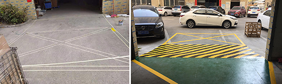 消防通道改善前后對比 消防通道改善前后對比